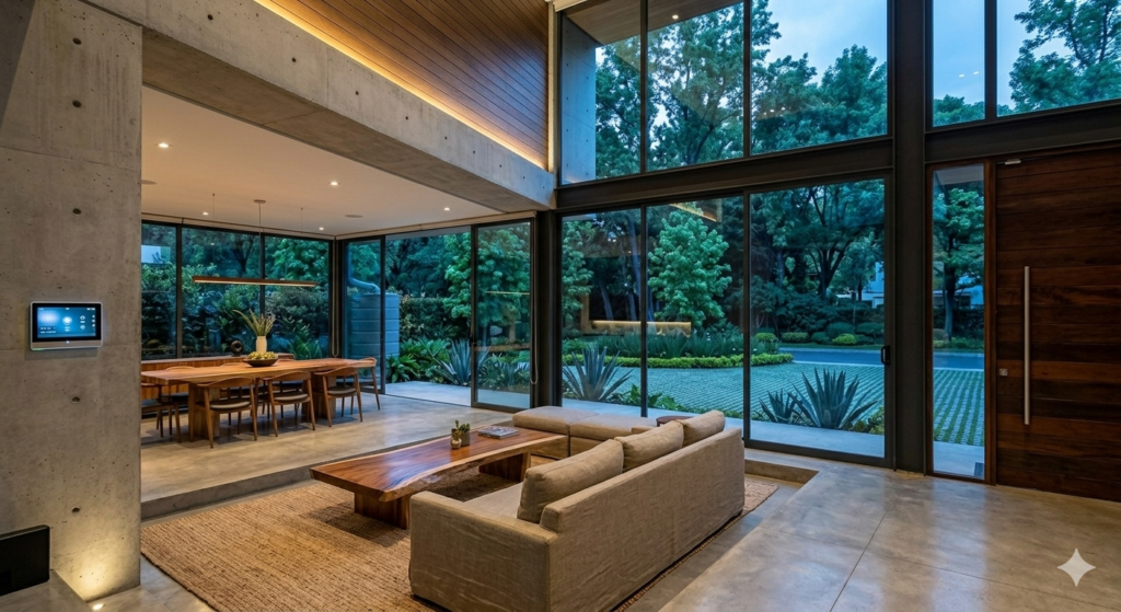 sala casa sustentable