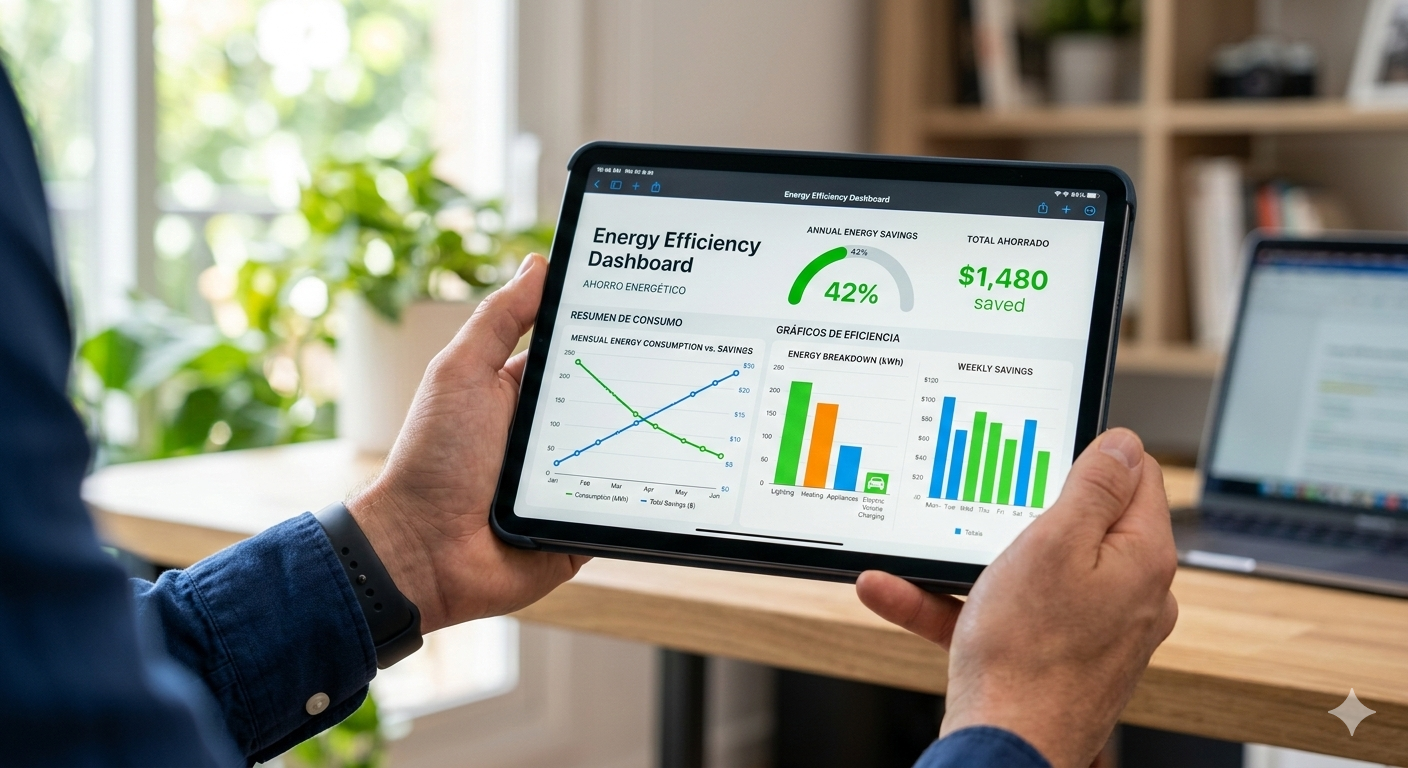 graficas de ahorro energetico